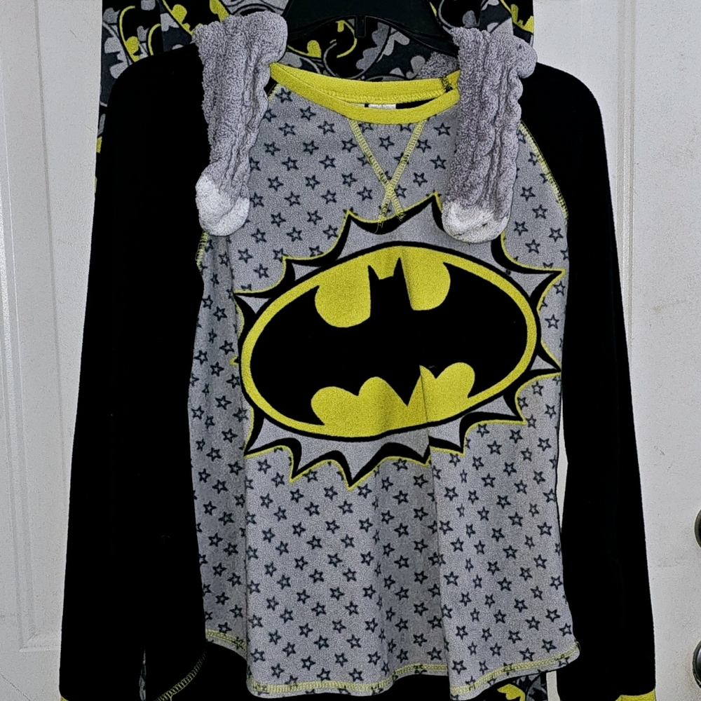 **SOLD**Batgirl Fleece Pajamas